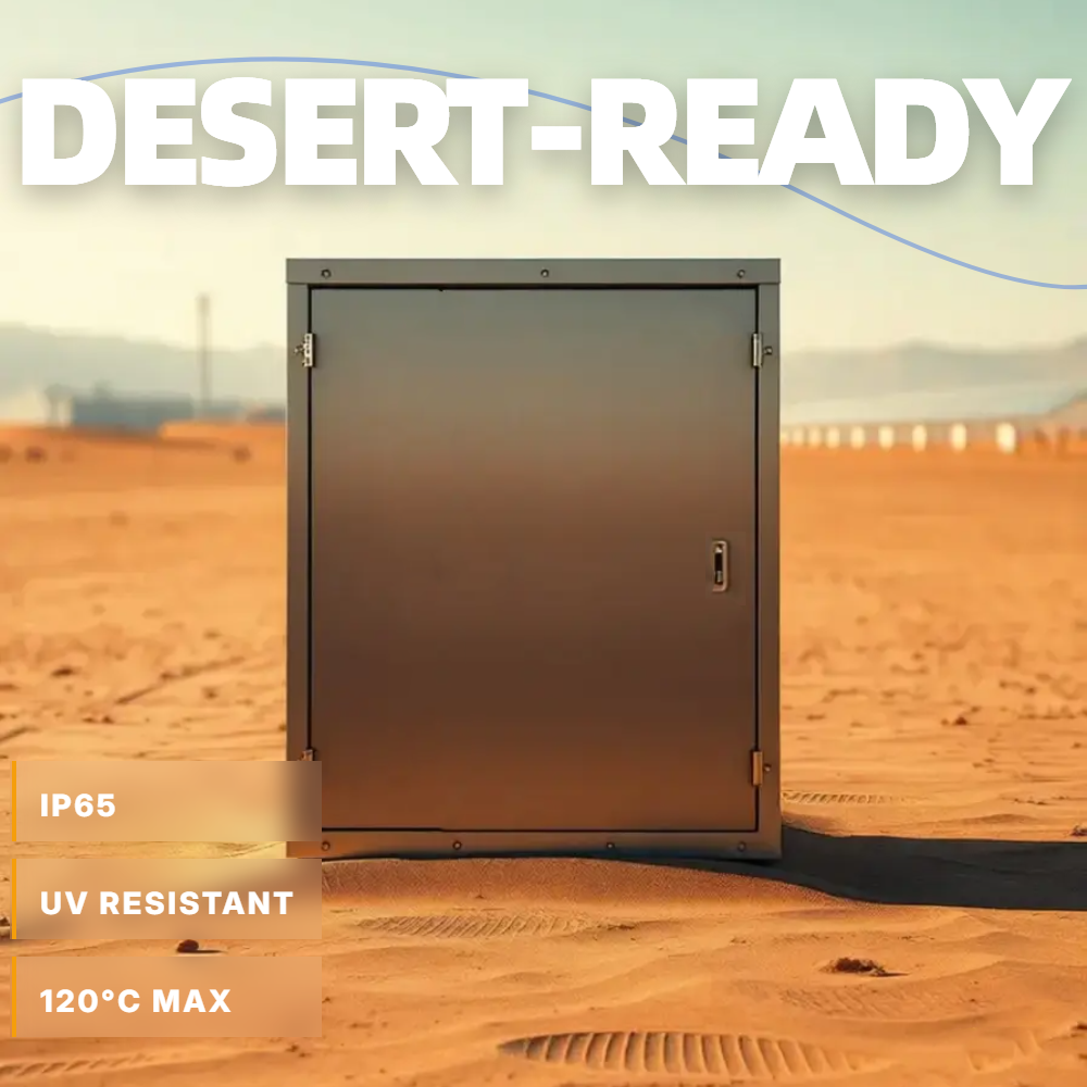 Desert photovoltaic vurm kommer. Klarar din distributionslåda det? Anpassad guide för högtemperaturbeständiga distributionslådor i rostfritt stål